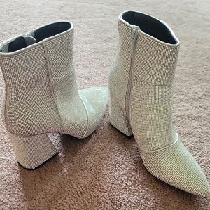 A New Day SPARKLING Silver Heeled Boots